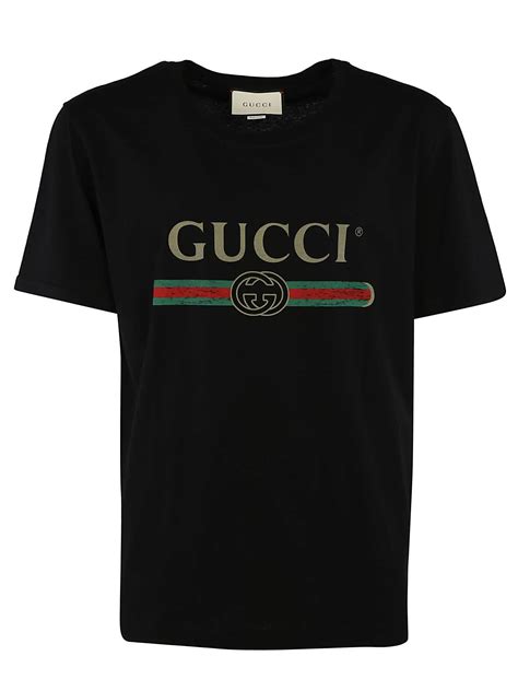 gucci logo tee|Oversize washed T.